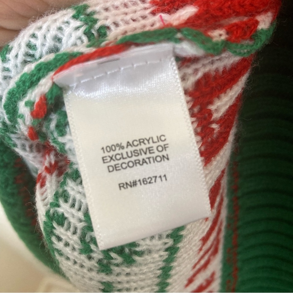Rudolph the Red Nosed Reindeer Christmas Sweater 2XL Straight Outta North Pole - Picture 12 of 14